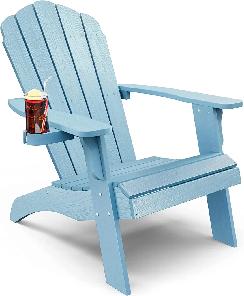 Adirondack Chair with Cup-Holder (Large Dual-Purpose)