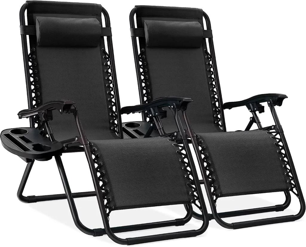 Steel Mesh Zero Gravity Lounge Chair Recliners