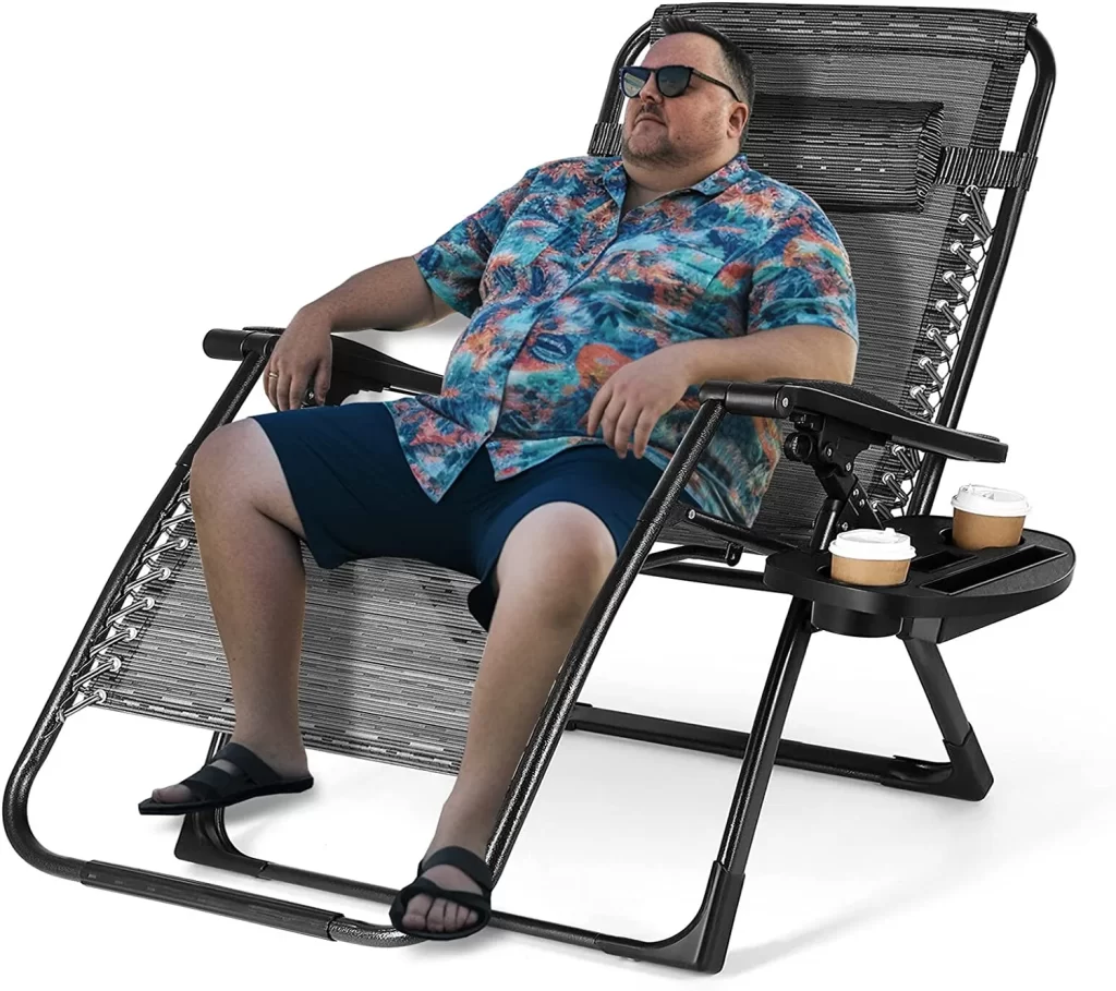 Zero Gravity Oversized Folding Beach Chair